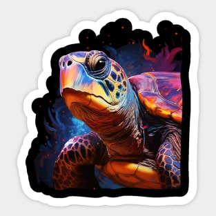 Sea Turtle Rainbow Sticker